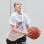 Lay-up skills at basketball camp